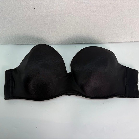 Cacique Other - Cacique by Lane Bryant Black Underwire Strapless Bra Size 42C